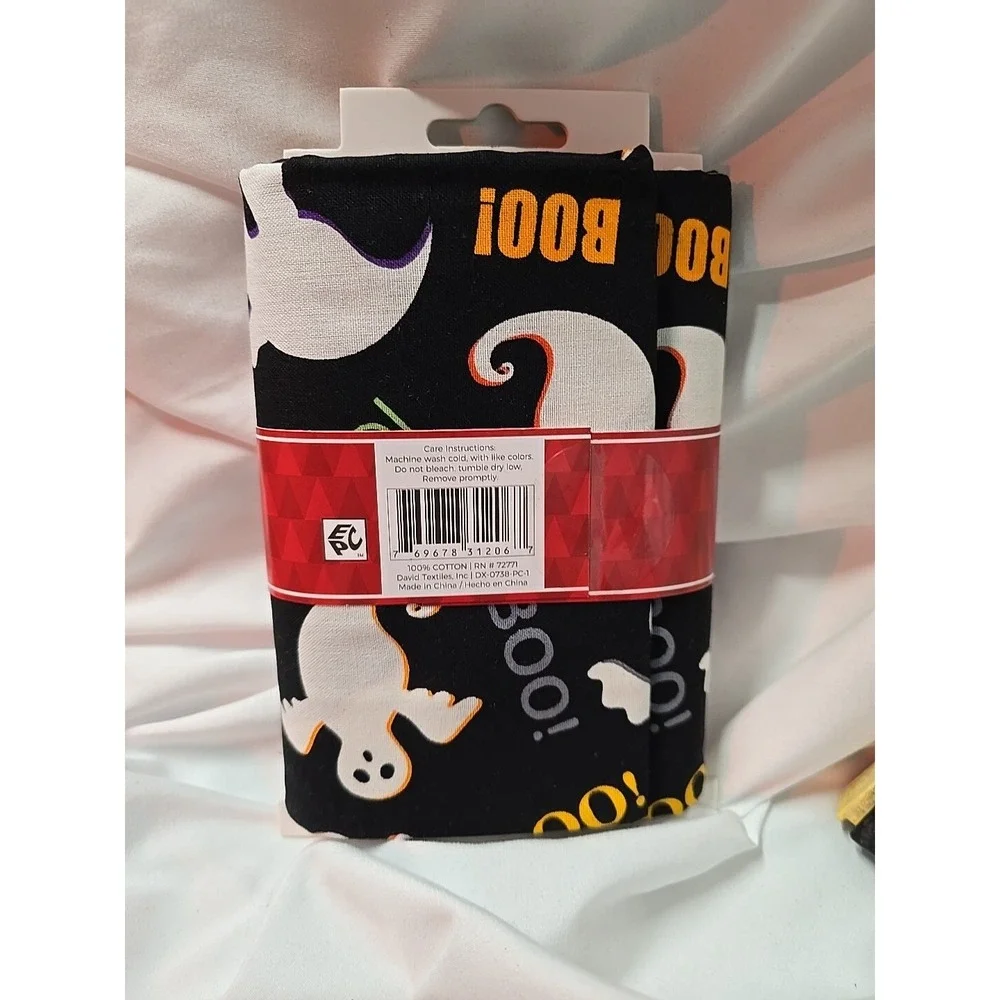 Seasonal Fabric 1-Yard Precuts Ghosts 100% Cotton 36x44 91.45x111.8cm  NEW